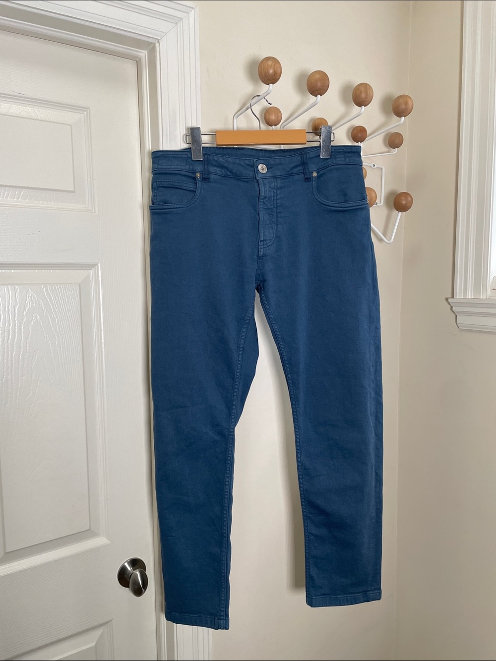 Eleventy  - Classic Slim Legged Pants - Blue - 34x30